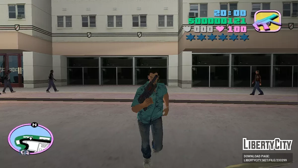 Плазменное Оружие Skynet V96 / GTA Vice City (iOS, Android)