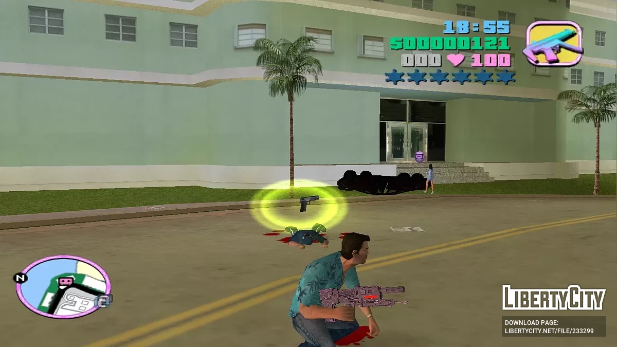 Плазменное Оружие Skynet V96 / GTA Vice City (iOS, Android)