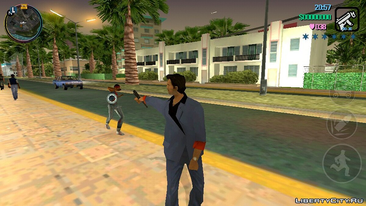 MAC 10 with silencer for GTA Vice City for GTA Vice City (iOS, Android) - Картинка #3