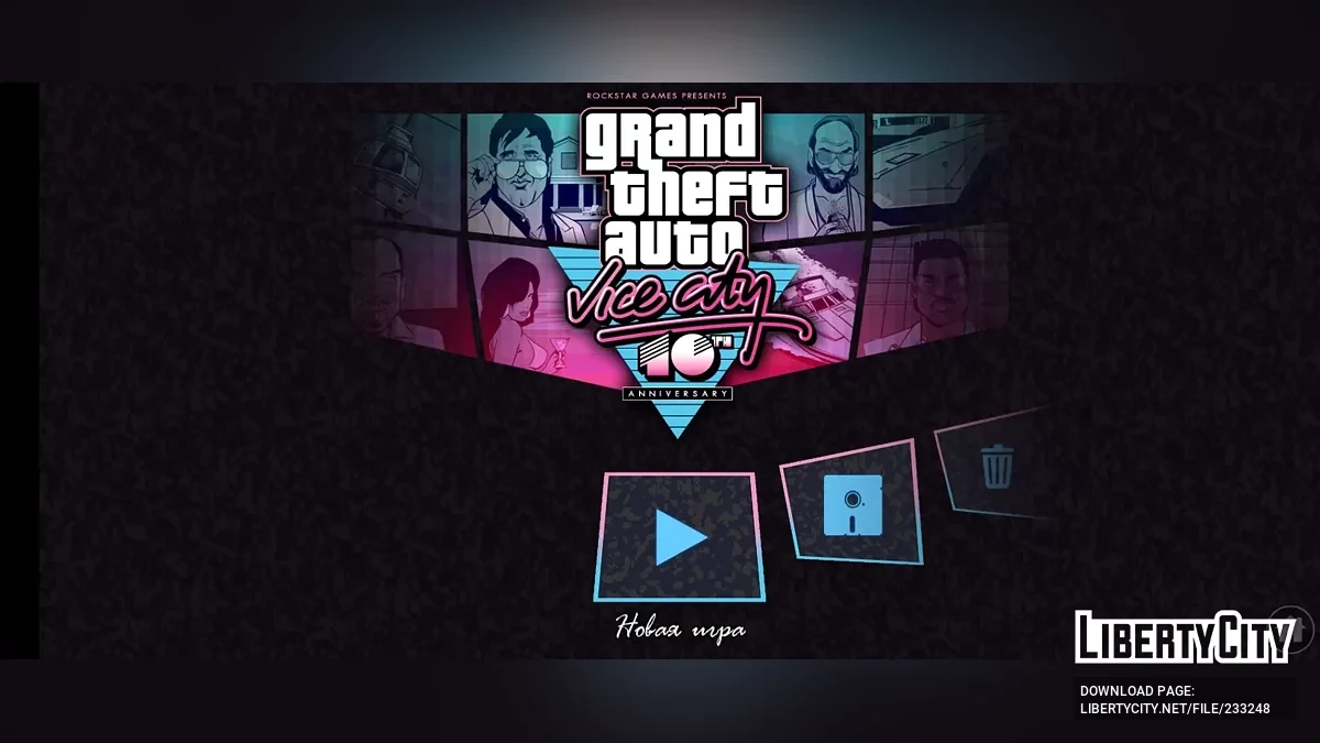 Русификатор от SanLtd Team / GTA Vice City (iOS, Android)