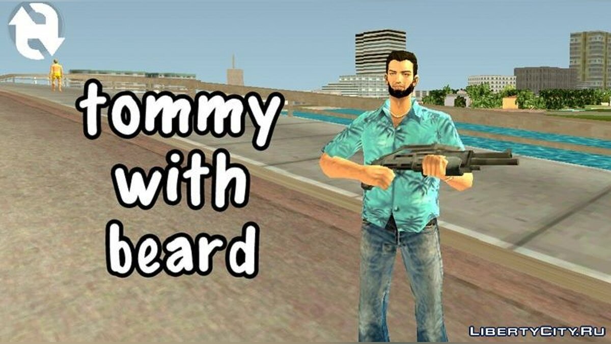 Tommy Vercetti with beard for GTA Vice City (iOS, Android) - Картинка #1
