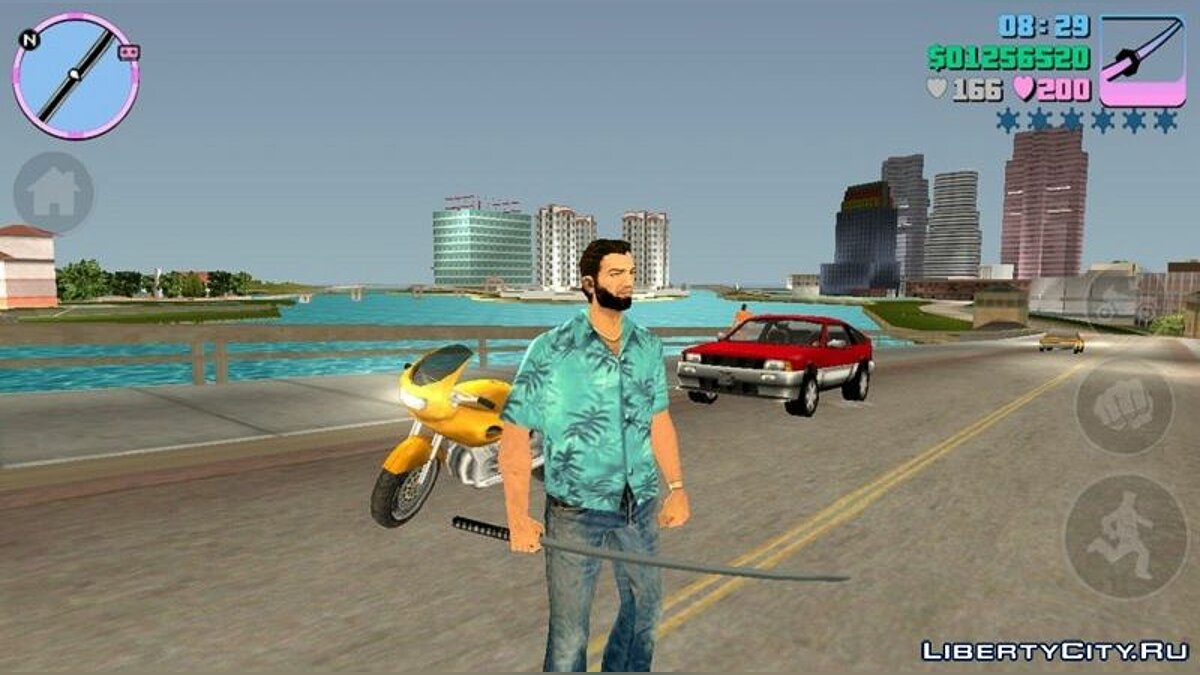 Tommy Vercetti with beard for GTA Vice City (iOS, Android) - Картинка #4