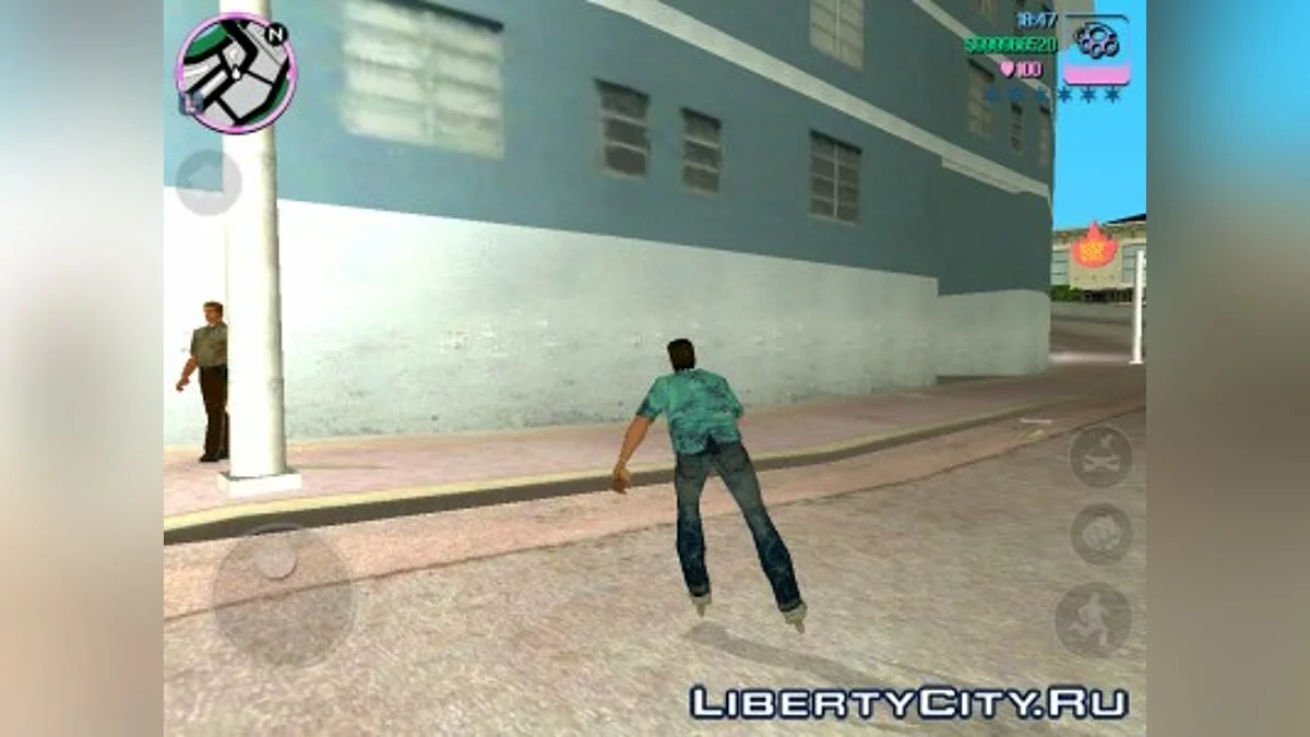 Rollerskater mod / GTA Vice City (iOS, Android)