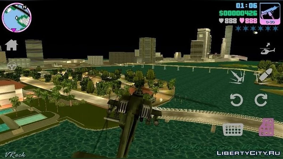 Безрамные кнопки / GTA Vice City (iOS, Android)