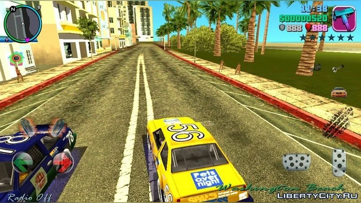 Редкие машины на дороге V 0.1 / GTA Vice City (iOS, Android)