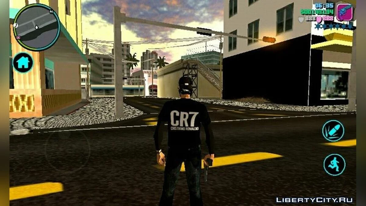 Скин в стиле фаната Роналду / GTA Vice City (iOS, Android)