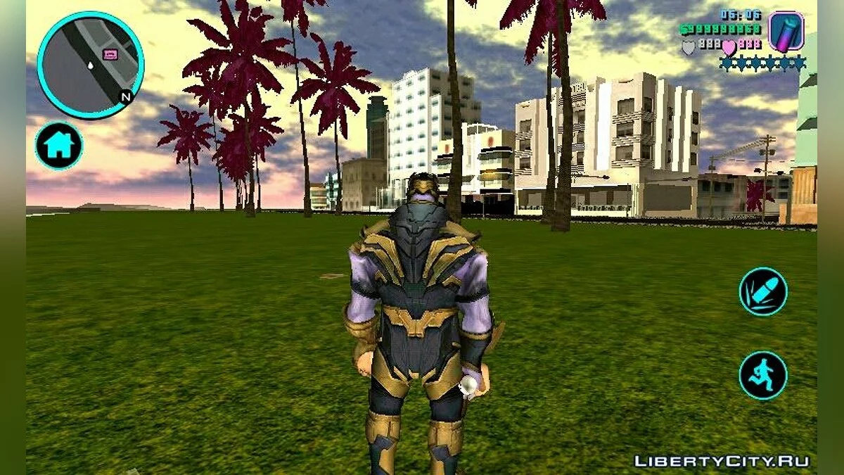 Танос и меч Таноса / GTA Vice City (iOS, Android)