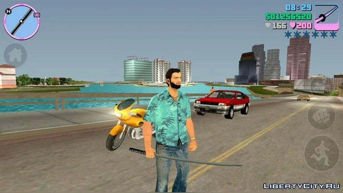 Томми Версетти с бородой / GTA Vice City (iOS, Android)