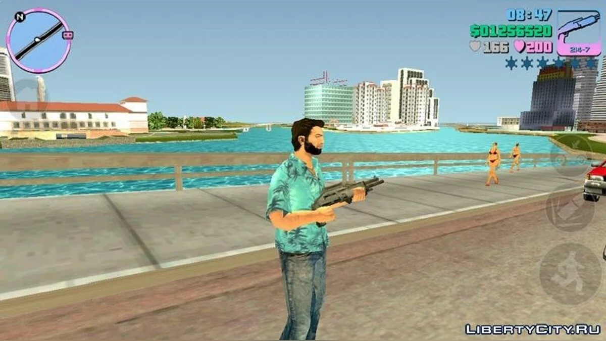 Томми Версетти с бородой / GTA Vice City (iOS, Android)