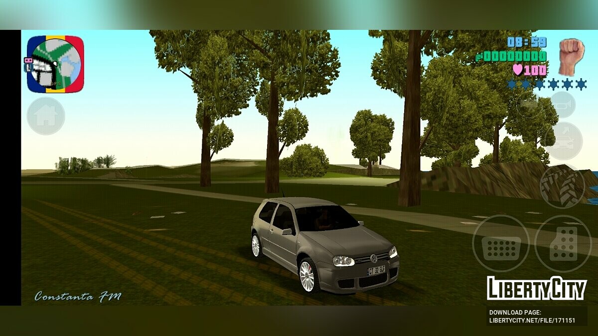GTA 3 Vegetation for GTA Vice City (iOS, Android) - Картинка #2