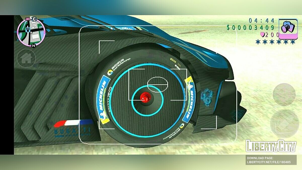 DMagic1 Wheel - Wheel Fix for GTA Vice City (iOS, Android) - Картинка #2