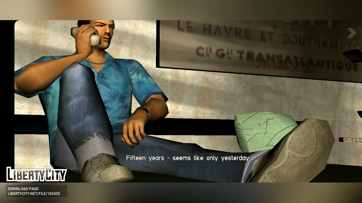 Изменённые персонажи в стиле артворков / GTA Vice City (iOS, Android)