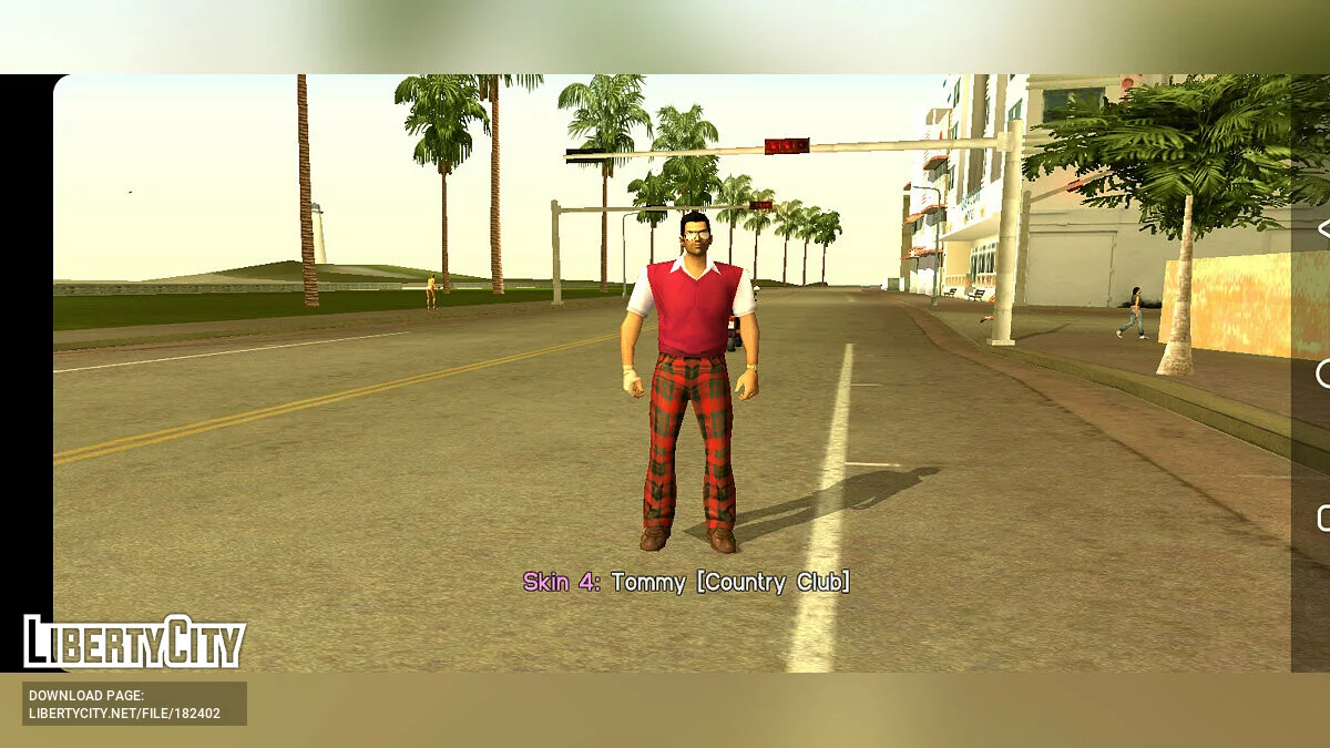 Изменённые персонажи в стиле артворков / GTA Vice City (iOS, Android)