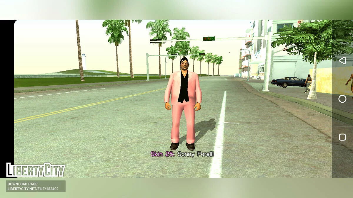 Изменённые персонажи в стиле артворков / GTA Vice City (iOS, Android)