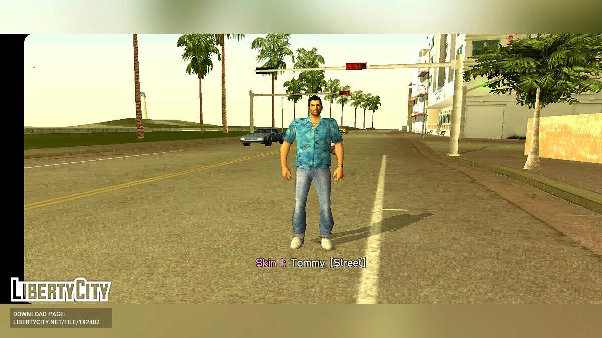 Изменённые персонажи в стиле артворков / GTA Vice City (iOS, Android)