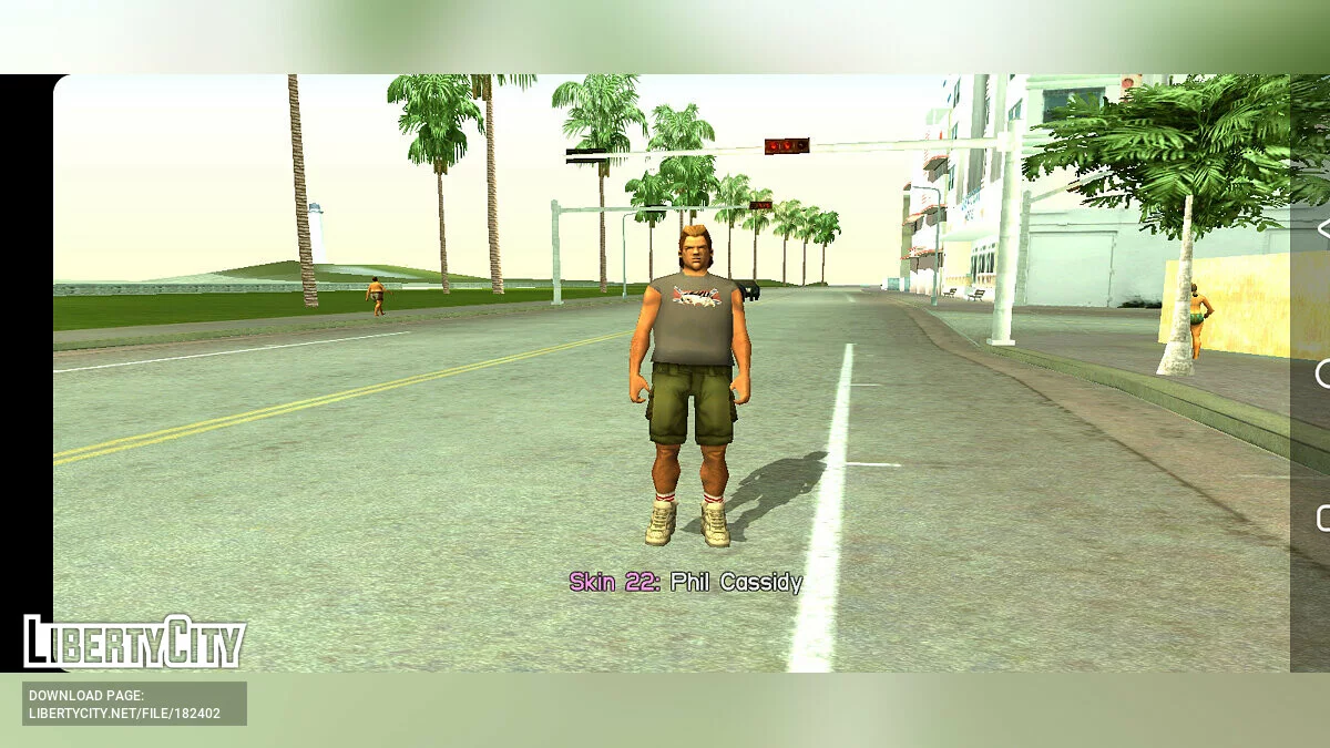 Изменённые персонажи в стиле артворков / GTA Vice City (iOS, Android)