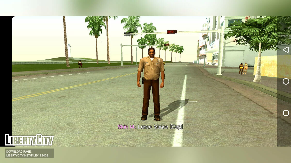 Изменённые персонажи в стиле артворков / GTA Vice City (iOS, Android)