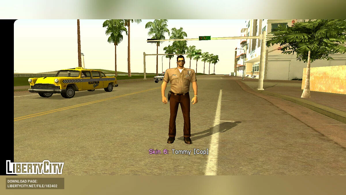 Изменённые персонажи в стиле артворков / GTA Vice City (iOS, Android)