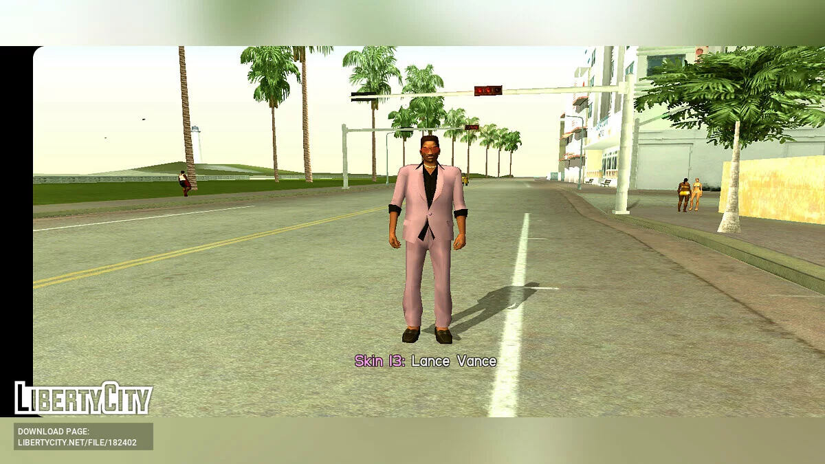 Изменённые персонажи в стиле артворков / GTA Vice City (iOS, Android)