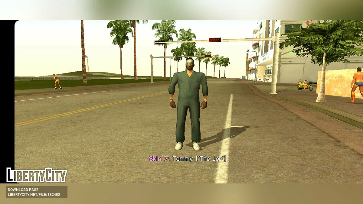 Изменённые персонажи в стиле артворков / GTA Vice City (iOS, Android)