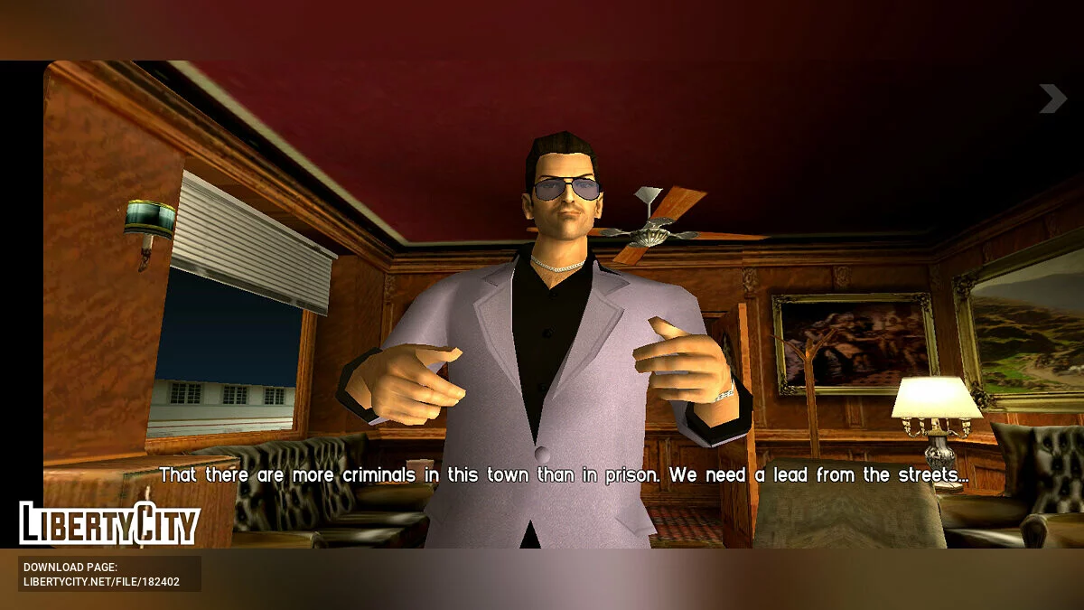 Изменённые персонажи в стиле артворков / GTA Vice City (iOS, Android)