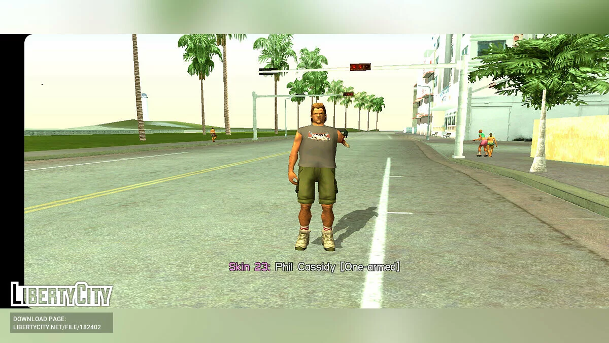 Изменённые персонажи в стиле артворков / GTA Vice City (iOS, Android)