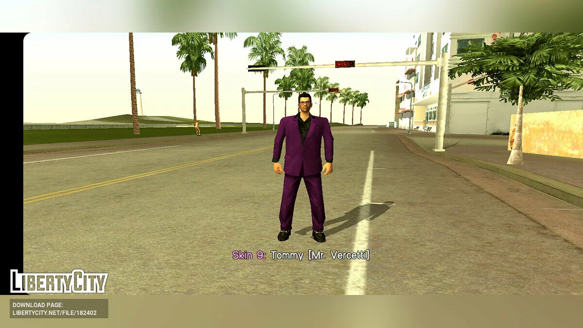 Изменённые персонажи в стиле артворков / GTA Vice City (iOS, Android)