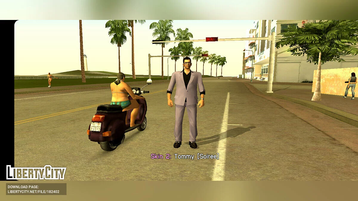 Изменённые персонажи в стиле артворков / GTA Vice City (iOS, Android)