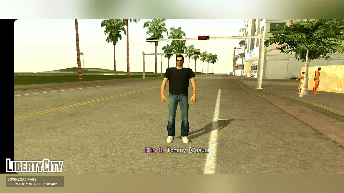 Изменённые персонажи в стиле артворков / GTA Vice City (iOS, Android)