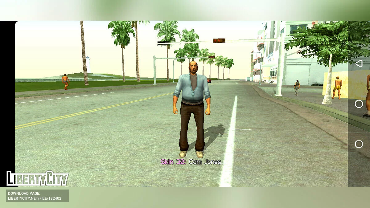 Изменённые персонажи в стиле артворков / GTA Vice City (iOS, Android)