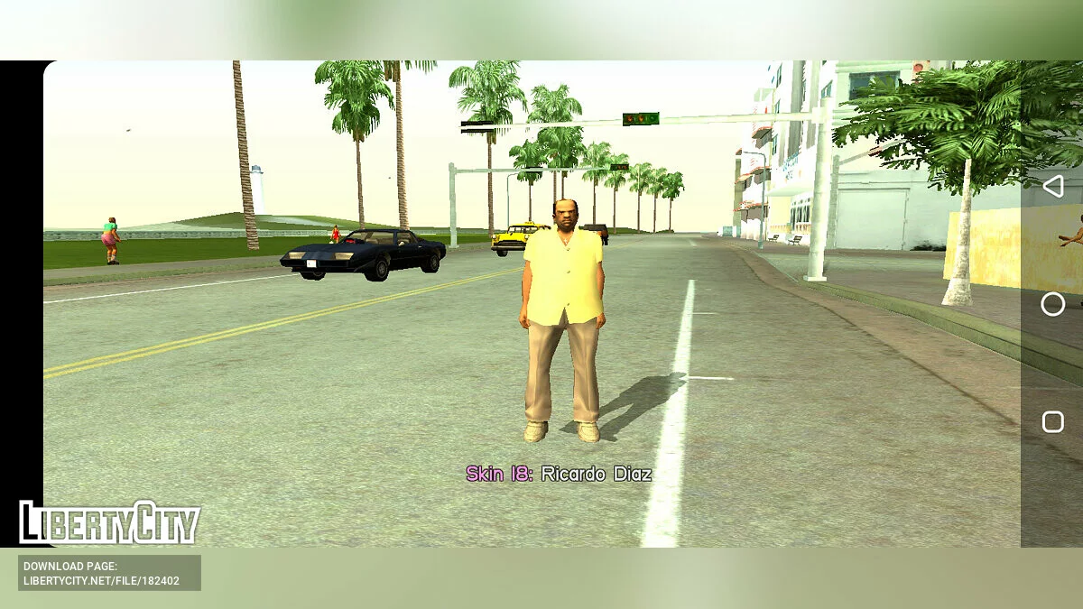 Изменённые персонажи в стиле артворков / GTA Vice City (iOS, Android)