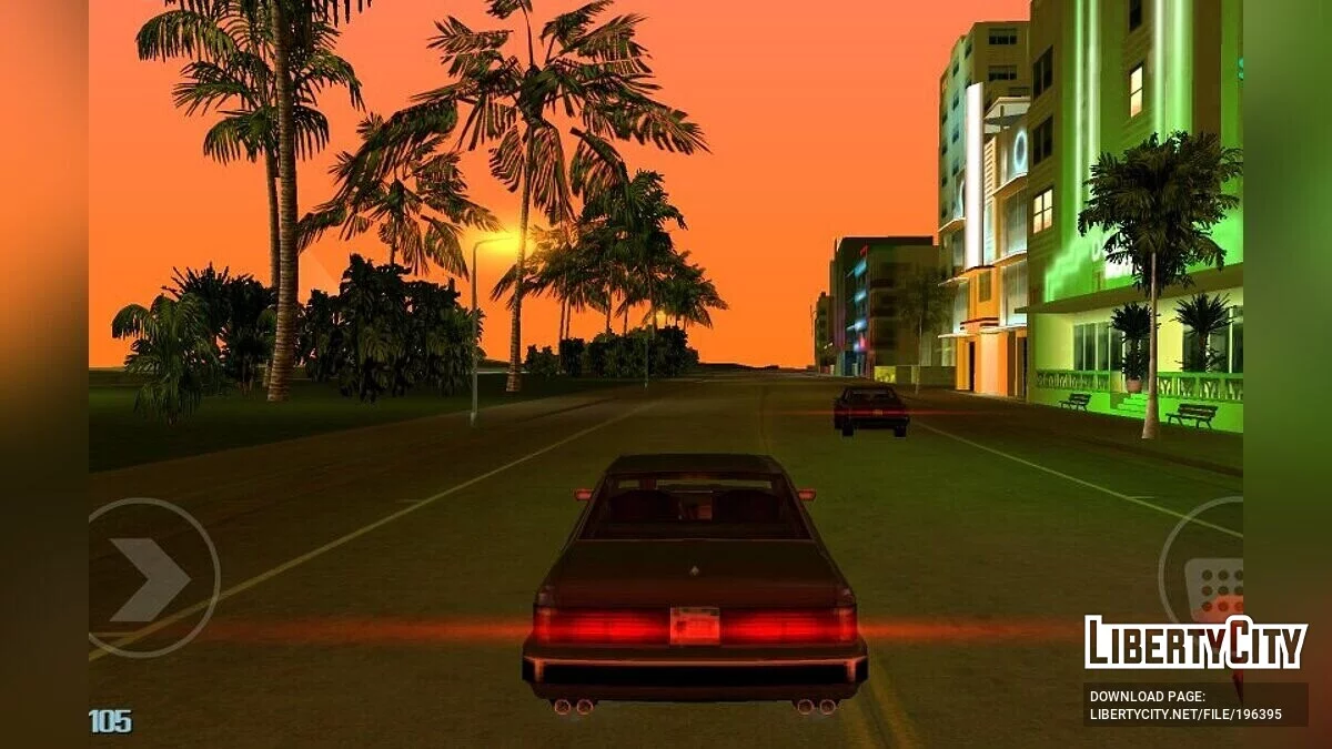 Пальмы и таймцикл из Vice City Stories / GTA Vice City (iOS, Android)