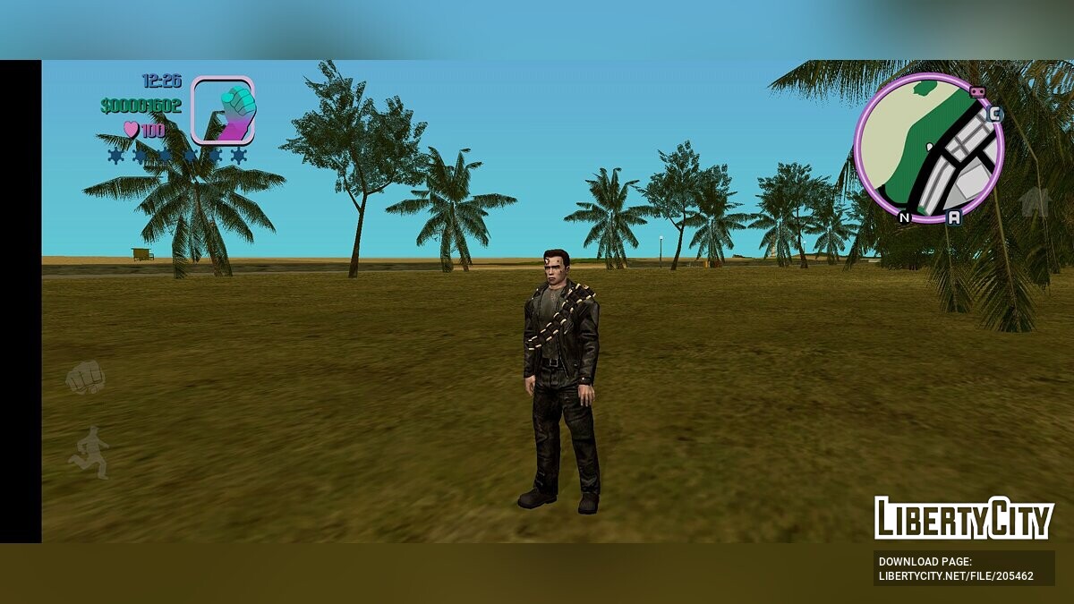 Скачать Скин Терминатора для GTA Vice City (iOS, Android)