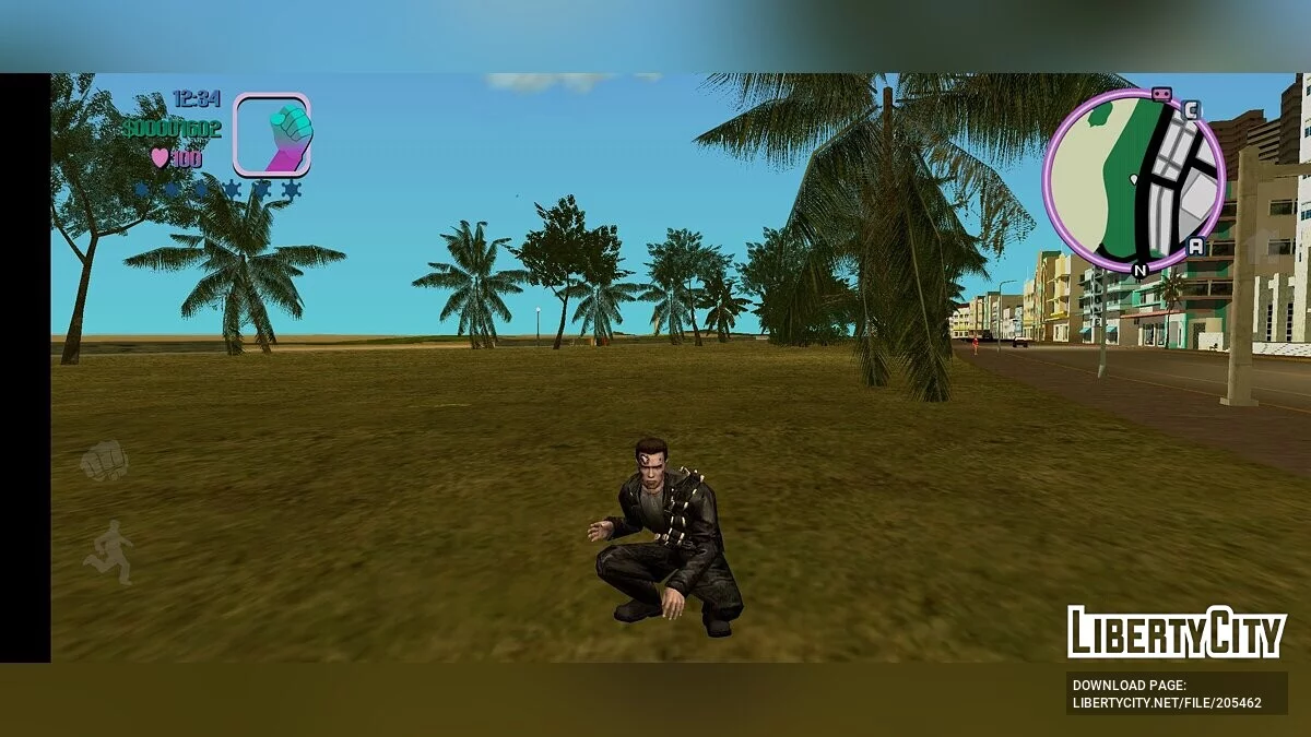 Скин Терминатора / GTA Vice City (iOS, Android)