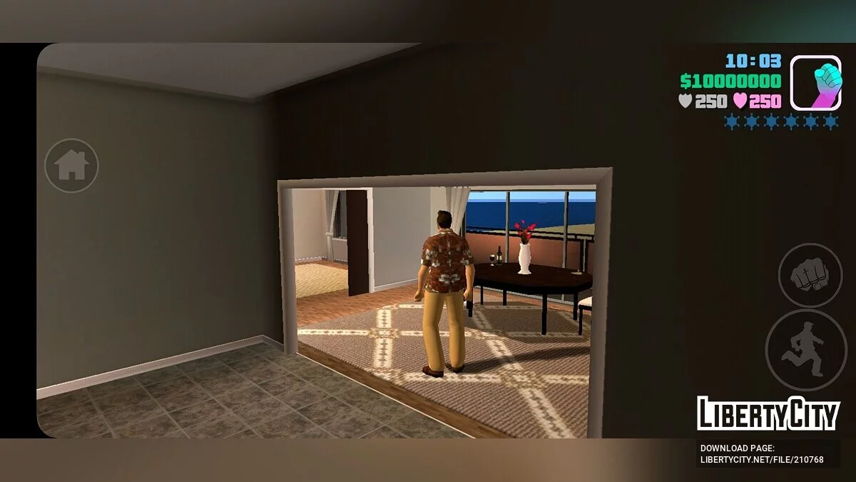 Интерьер в здании Standing Vice Point / GTA Vice City (iOS, Android)