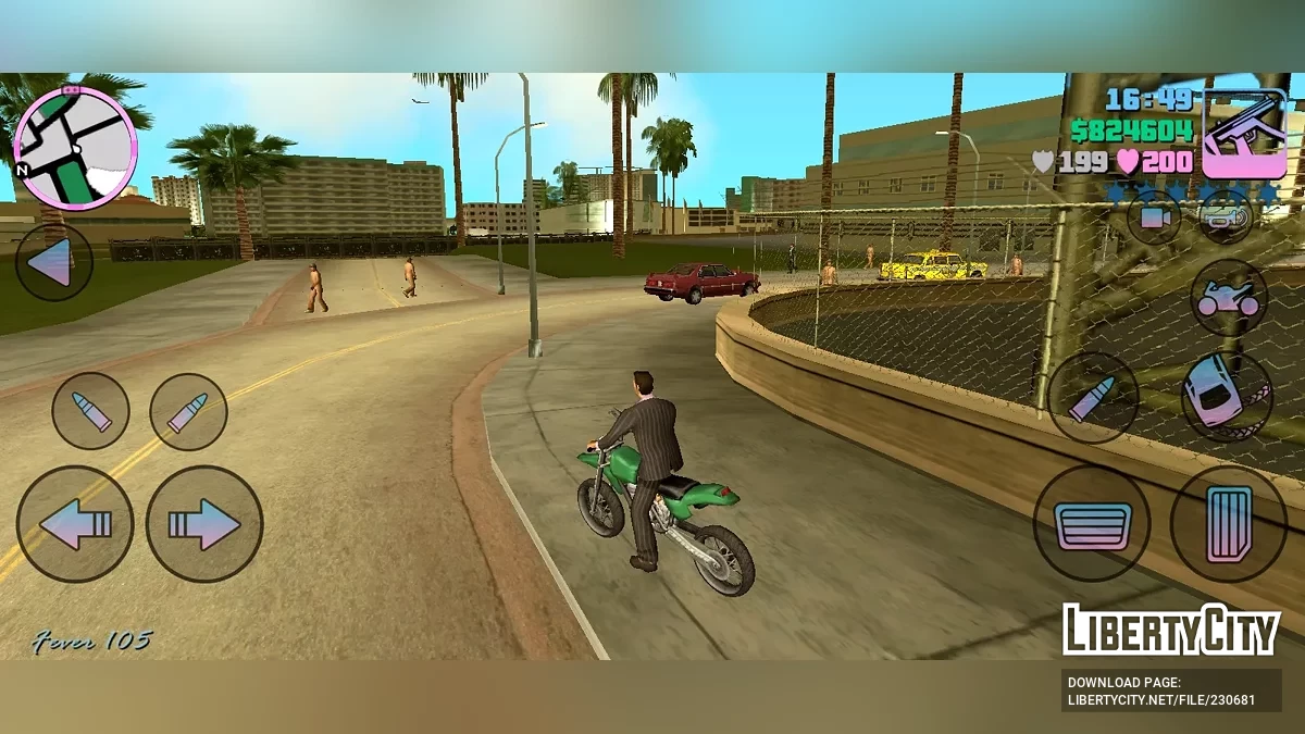 Новая дорога к аэропорту - как в VCS (версия для Android) Финальная исправление / GTA Vice City (iOS, Android)