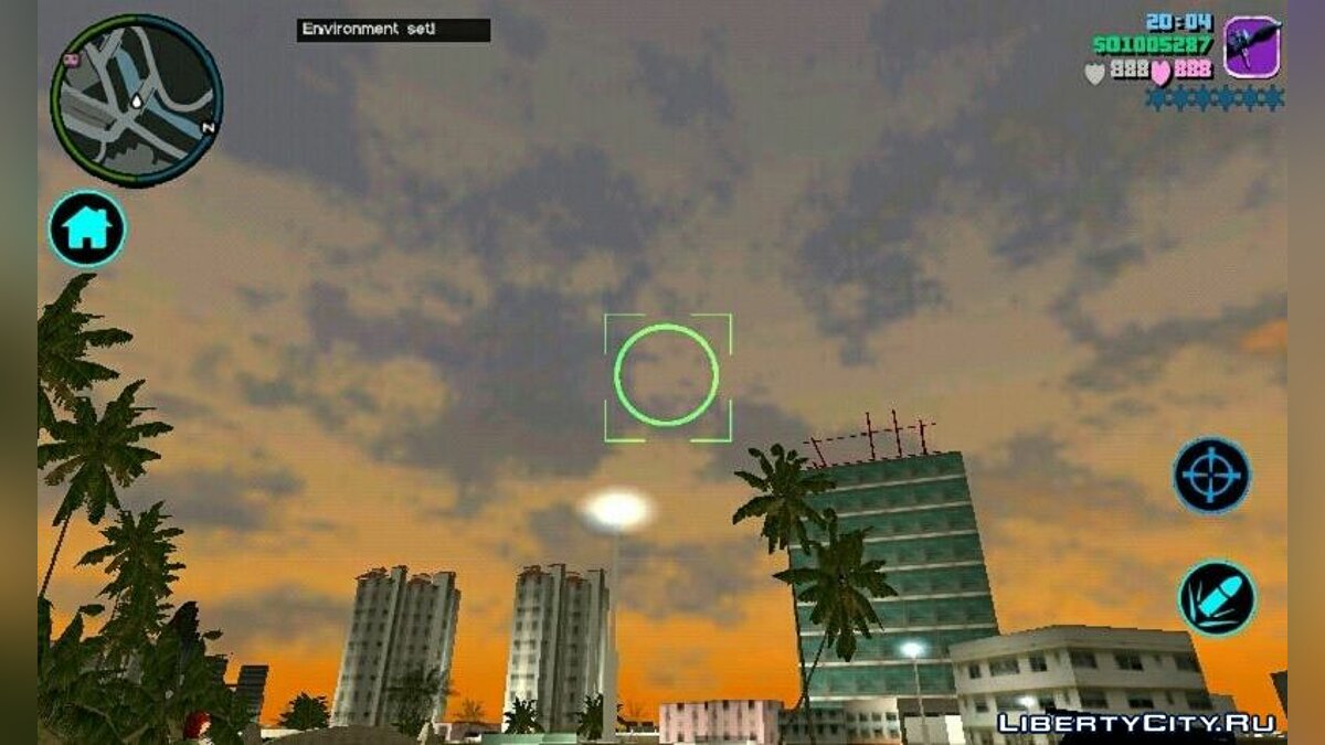 Realistic Sky (Skybox) for GTA Vice City (iOS, Android) - Картинка #2