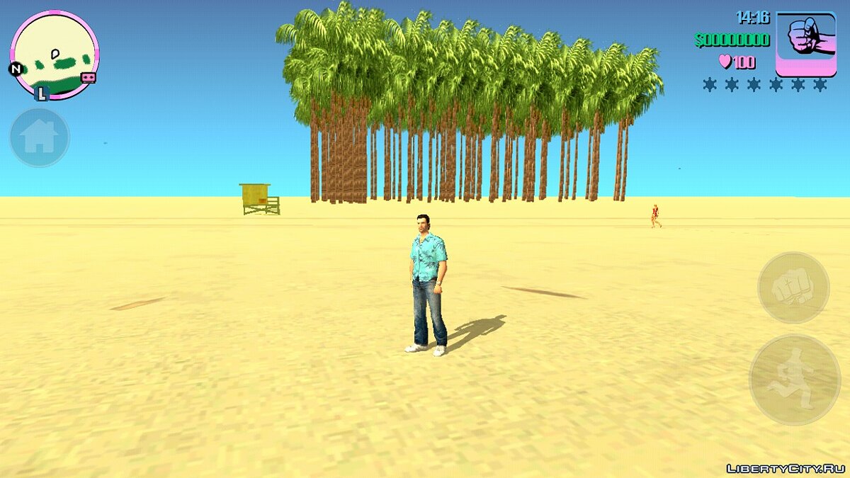 Пальми на пляжі для GTA Vice City (iOS, Android) - Картинка #2