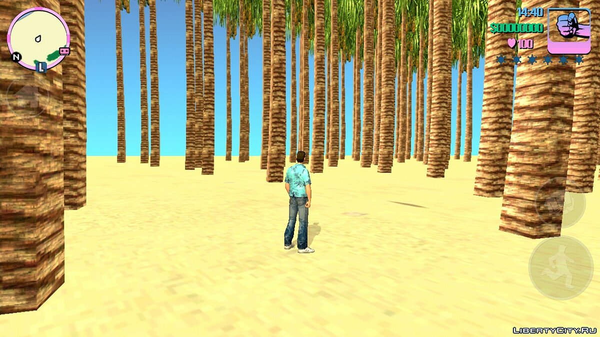 Пальми на пляжі для GTA Vice City (iOS, Android) - Картинка #3