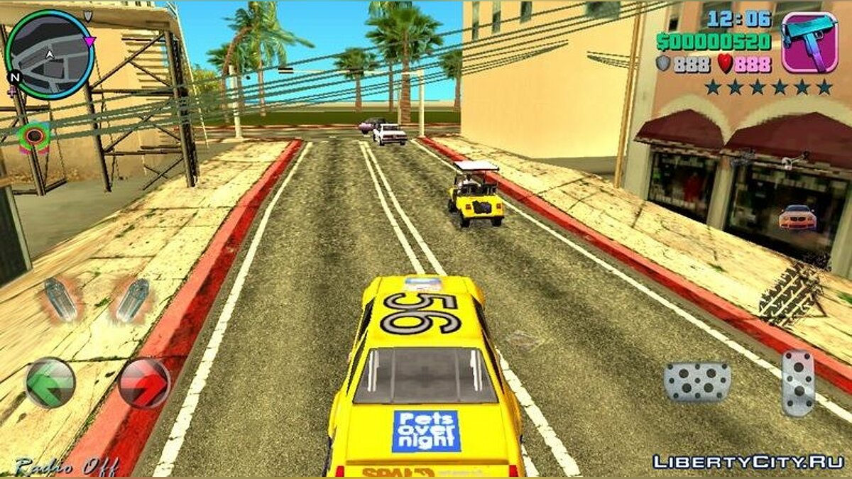 Редкие машины на дороге V 0.1 для GTA Vice City (iOS, Android) - Картинка #1