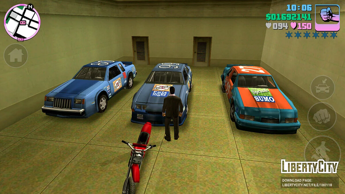 Сохранение со уникальными машинами / GTA Vice City (iOS, Android)