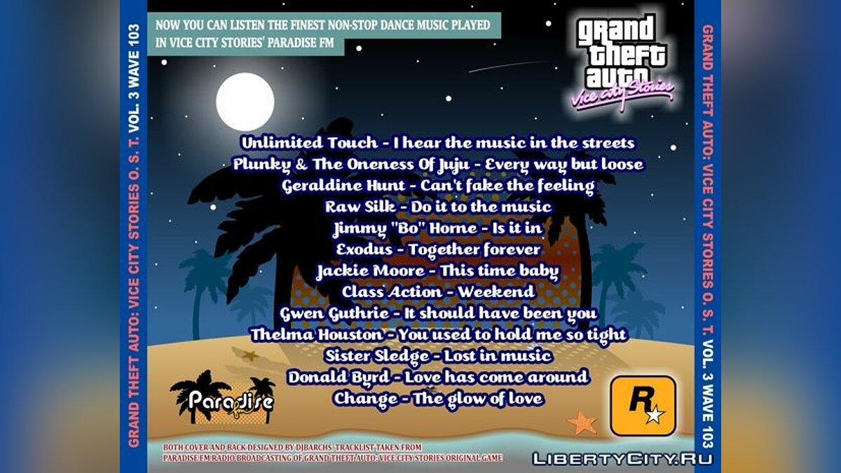 Скачать Grand Theft Auto Vice City Stories Soundtrack для GTA Vice City  Stories