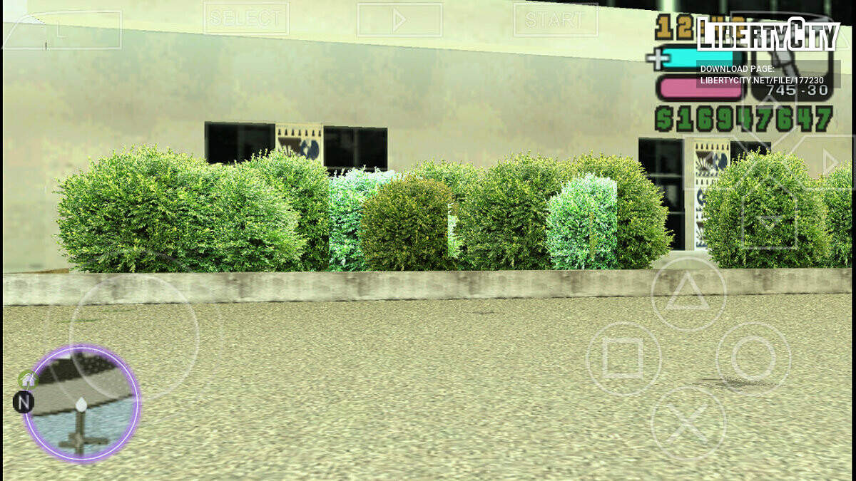 Оновлені текстури пальм і рослинності для GTA Vice City Stories - Картинка #5