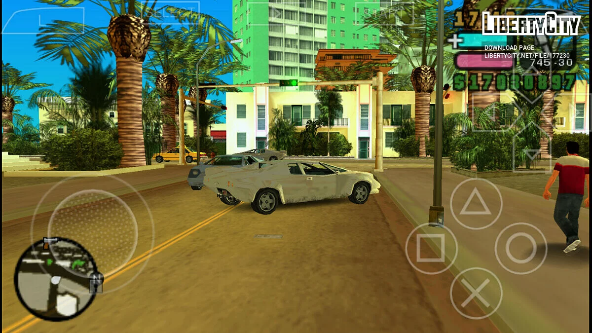 Обновленные текстуры пальм и растительности / GTA Vice City Stories