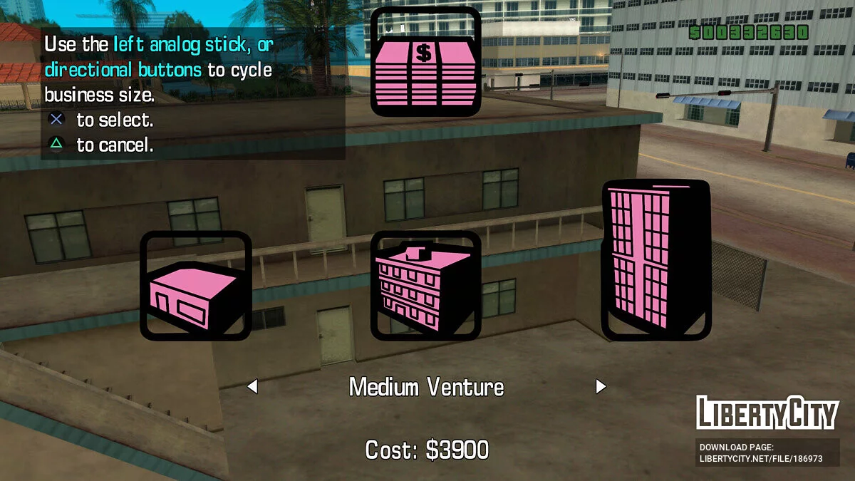 Улучшенный интерфейс (для PCSX2) / GTA Vice City Stories