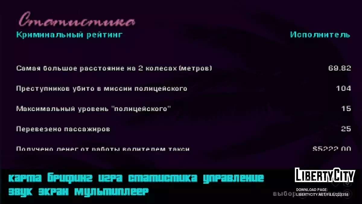 Starter VCS PSP - USA version / GTA Vice City Stories