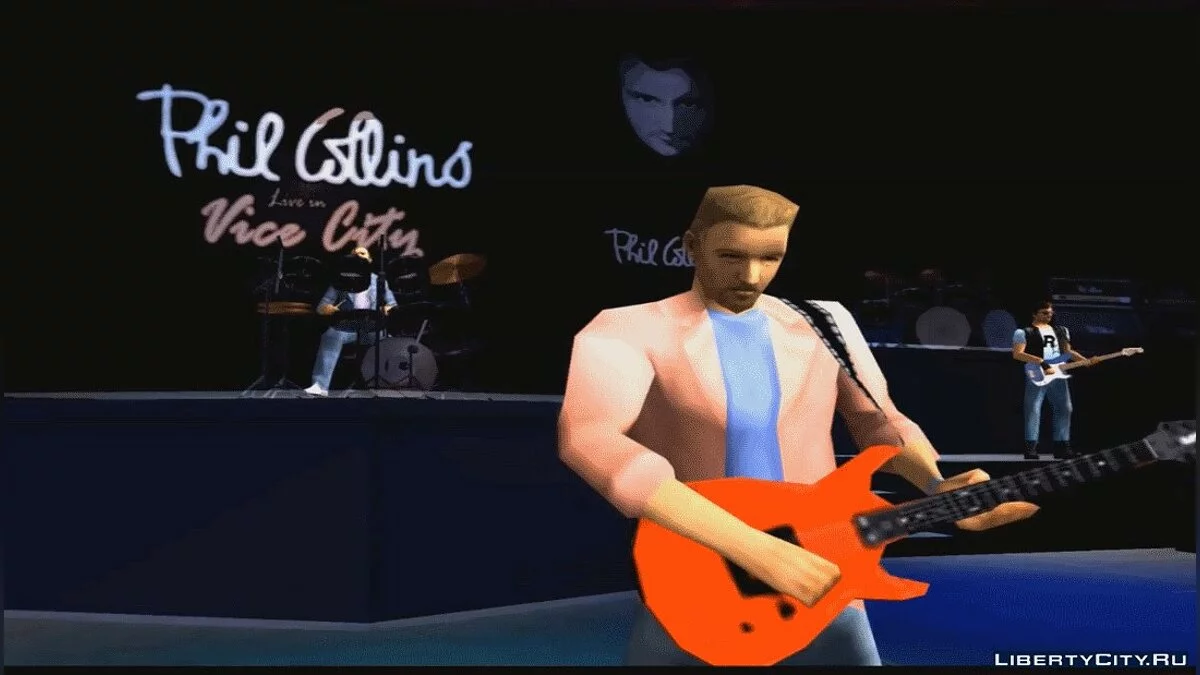 Phil Collins - In The Air Tonight - стадион Хаймана в Вайс-Сити / GTA Vice City Stories