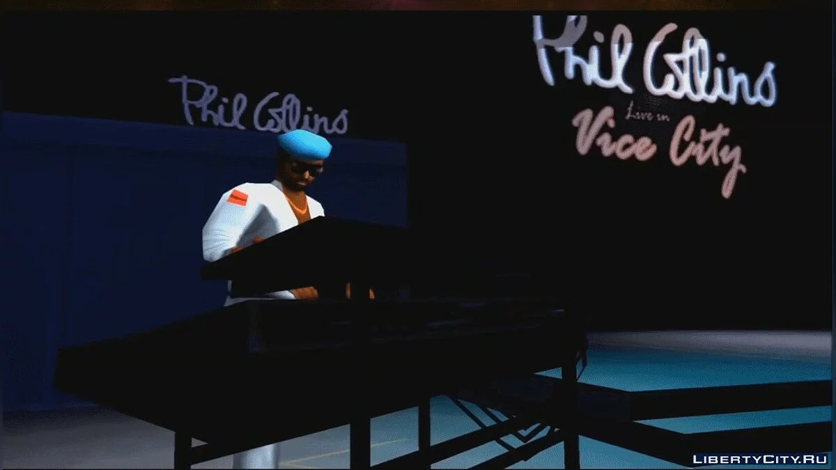 Phil Collins - In The Air Tonight - стадион Хаймана в Вайс-Сити / GTA Vice City Stories