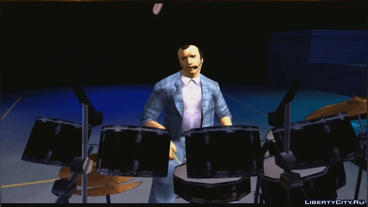 Phil Collins - In The Air Tonight - стадион Хаймана в Вайс-Сити / GTA Vice City Stories