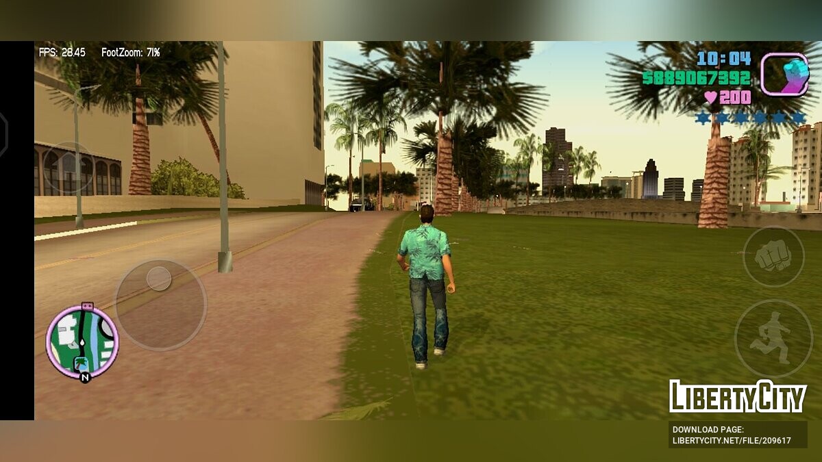 Скачать Сборник модификаций в стиле PlayStation 2 для GTA Vice City (iOS,  Android)